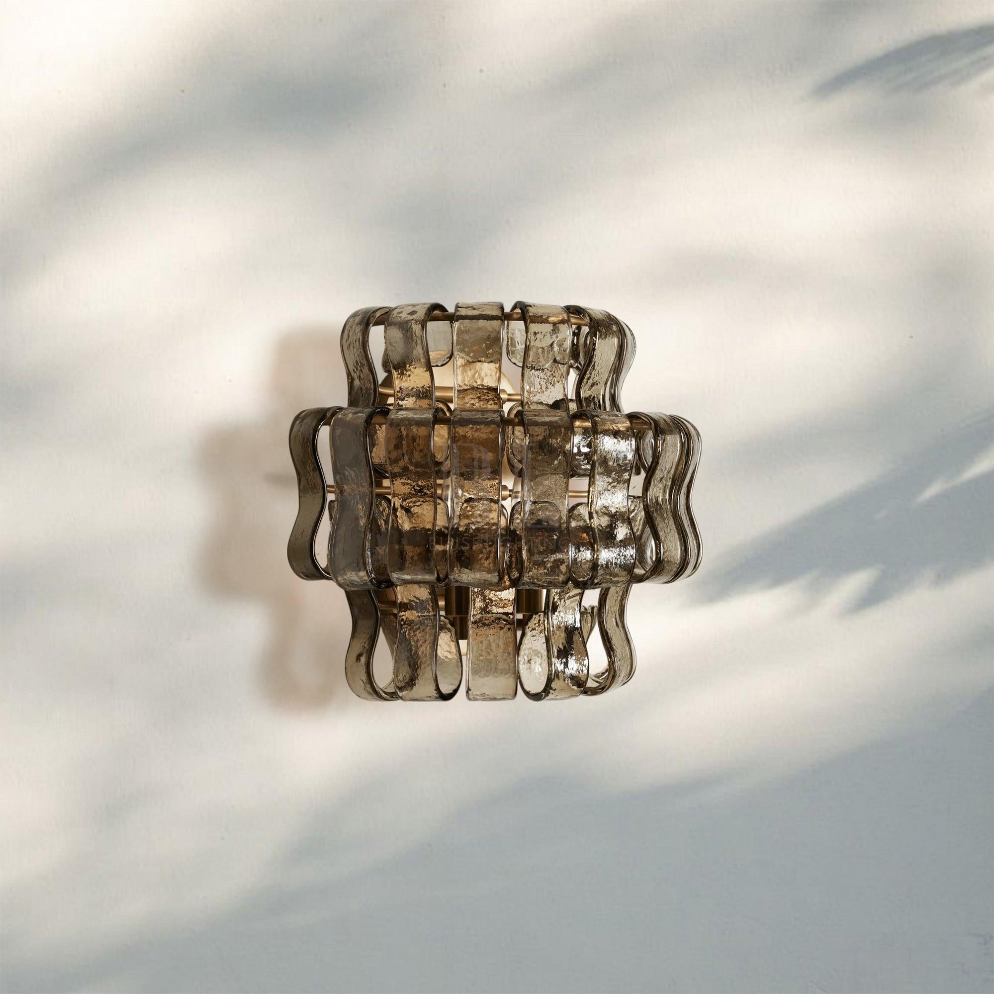 Ghiacio Glass Wall Sconce-