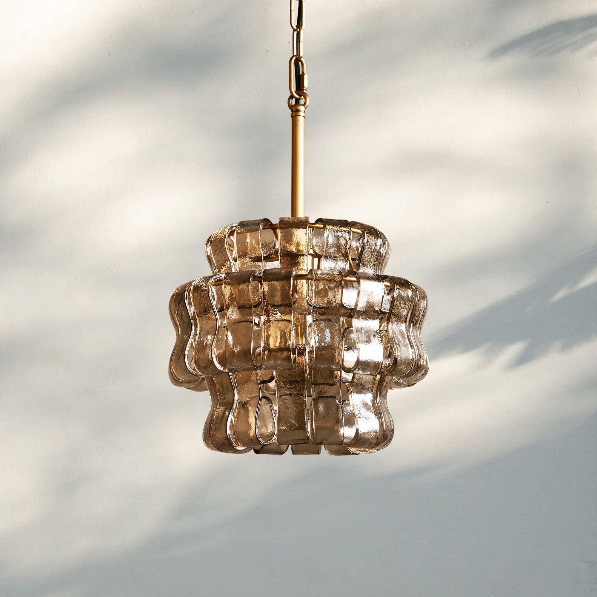 Ghiaccio Pendant Light - BronzeSmokeBlushlighting