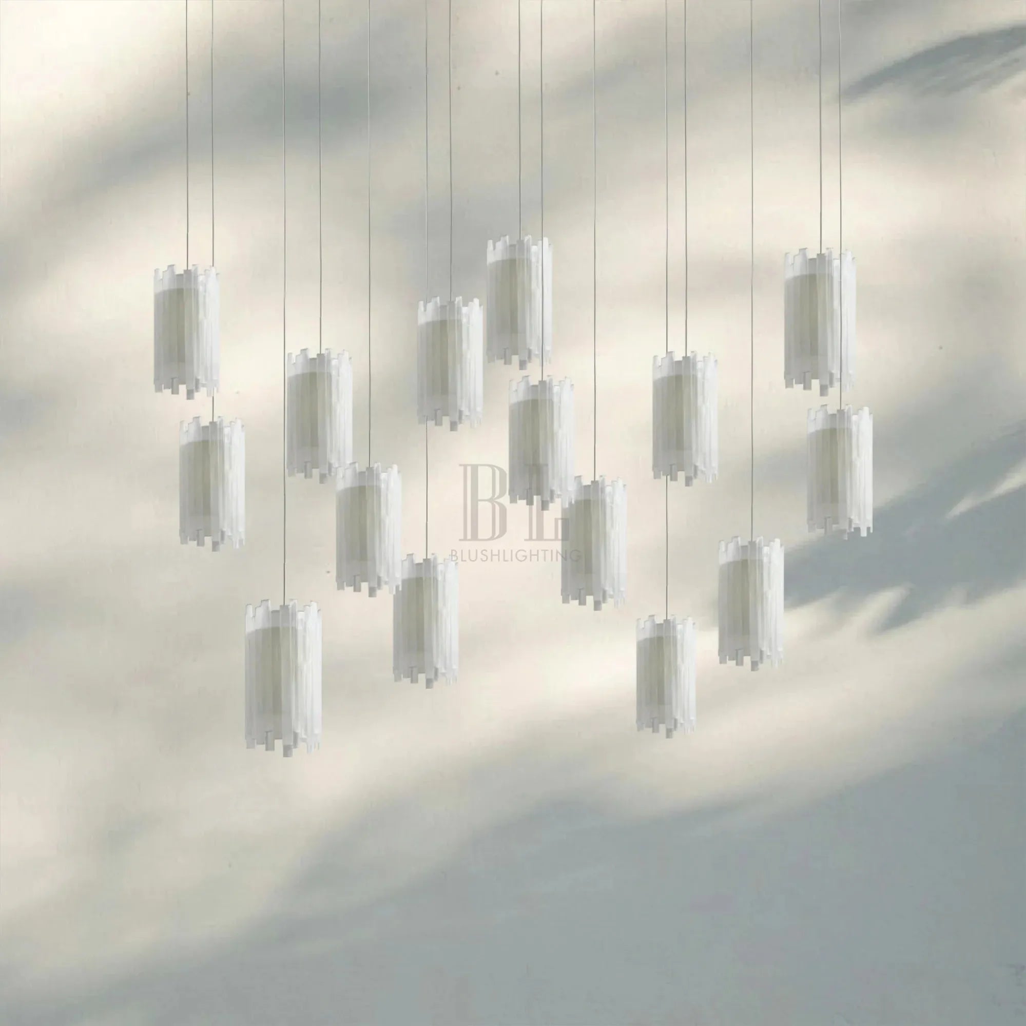 Giana Rectangular Chandelier 15/30-Light-