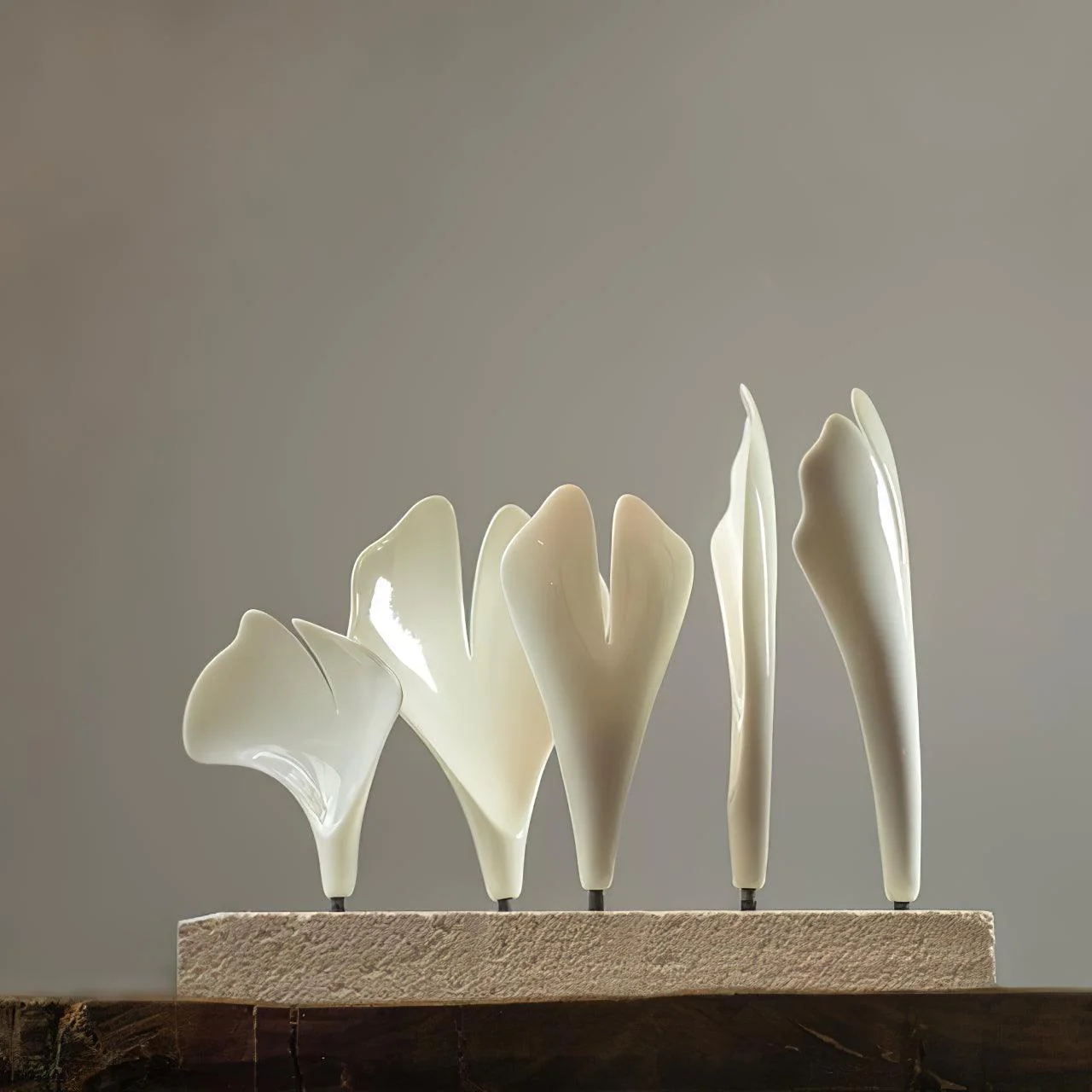 Gingko Leaves Chandelier - L 196.8″ x W 31.5″ x H 59.1″White & GoldBlushlighting