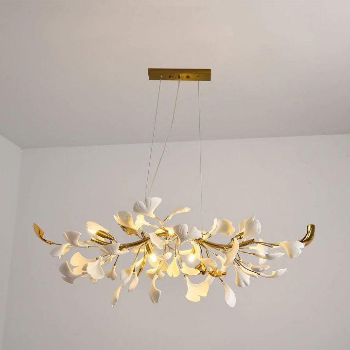 Ginkgo Luxury Chandelier Style C - L 31.5″(80cm) x W 17.7″(45cm) x H 13.8″(35cm) (G9*6)Blushlighting