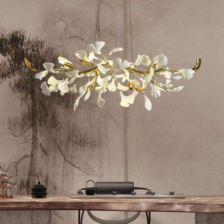 Ginkgo Luxury Chandelier Style C - L 31.5″(80cm) x W 17.7″(45cm) x H 13.8″(35cm) (G9*6)Blushlighting