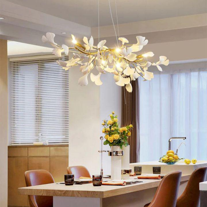 Ginkgo Luxury Chandelier Style C - L 31.5″(80cm) x W 17.7″(45cm) x H 13.8″(35cm) (G9*6)Blushlighting