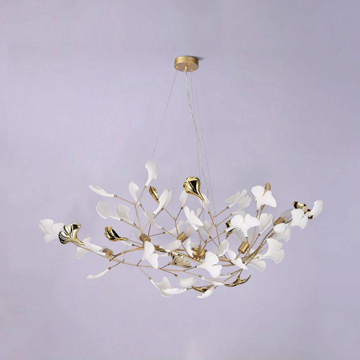 Ginkgo Luxury Chandelier Style D - 8 Lights: L 39.4''(100cm) x H 17.7''(45cm)Blushlighting