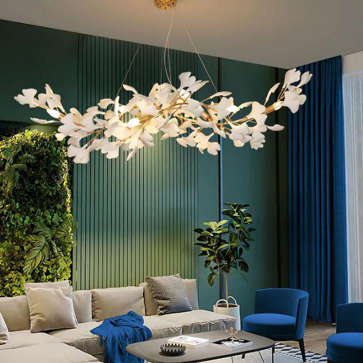 Ginkgo Luxury Chandelier Style F - 12 Lights: L 59''(150cm) x W21.7''(55cm) x H 59''(150cm)Blushlighting