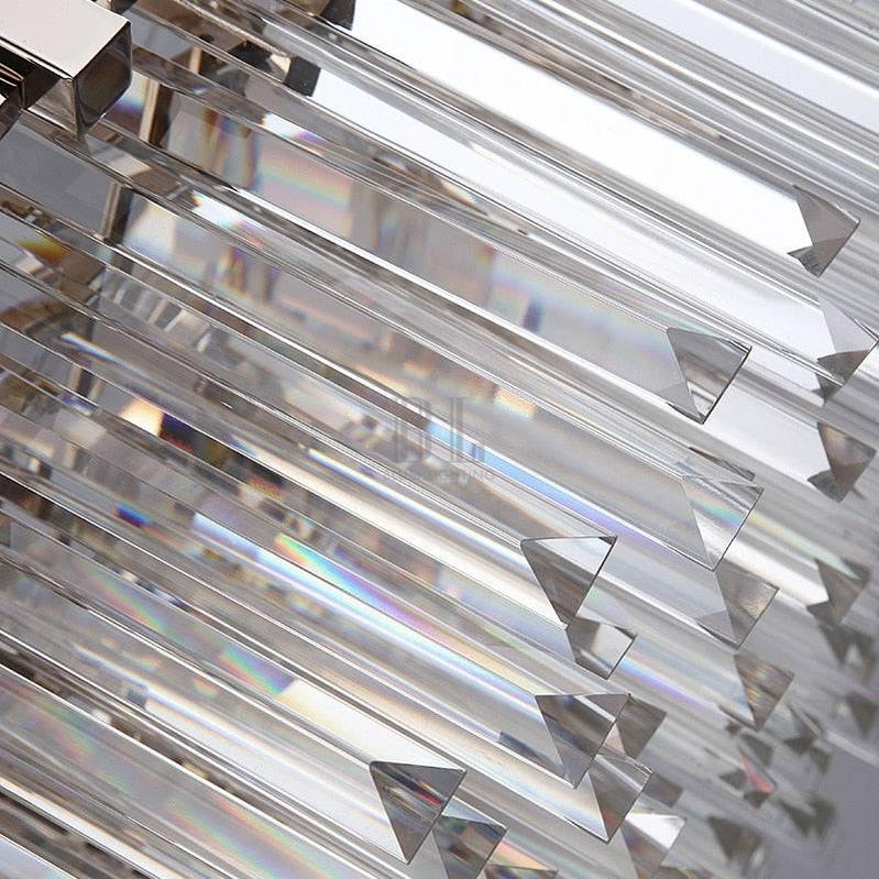 Giovanni Crystal Round Chandelier Polished Chrome-Blushlighting-Blushlighting