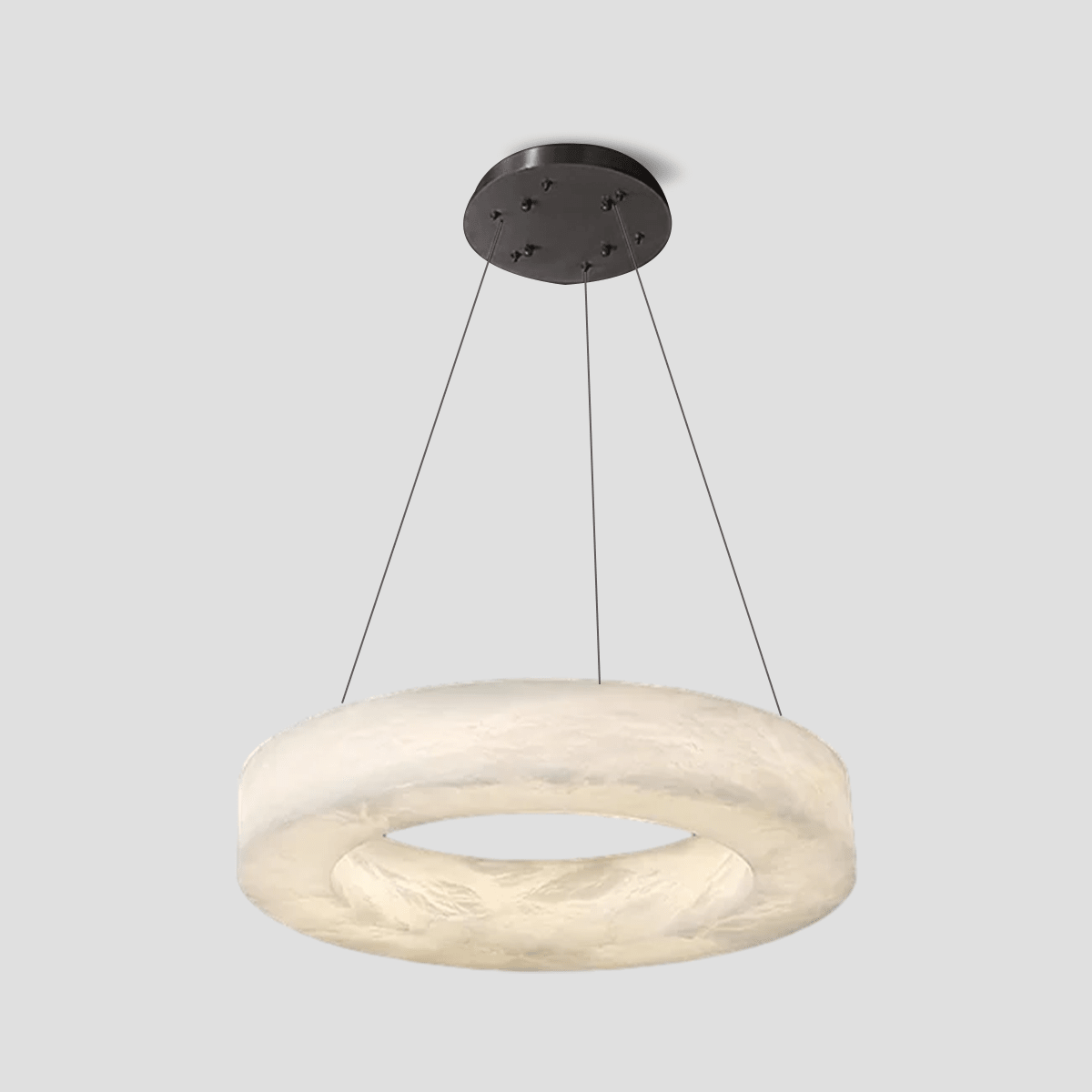 Glacera Alabaster Round Chandelier 19'' 27'' 36'' 60''D - D 19.7"BronzeBlushlighting