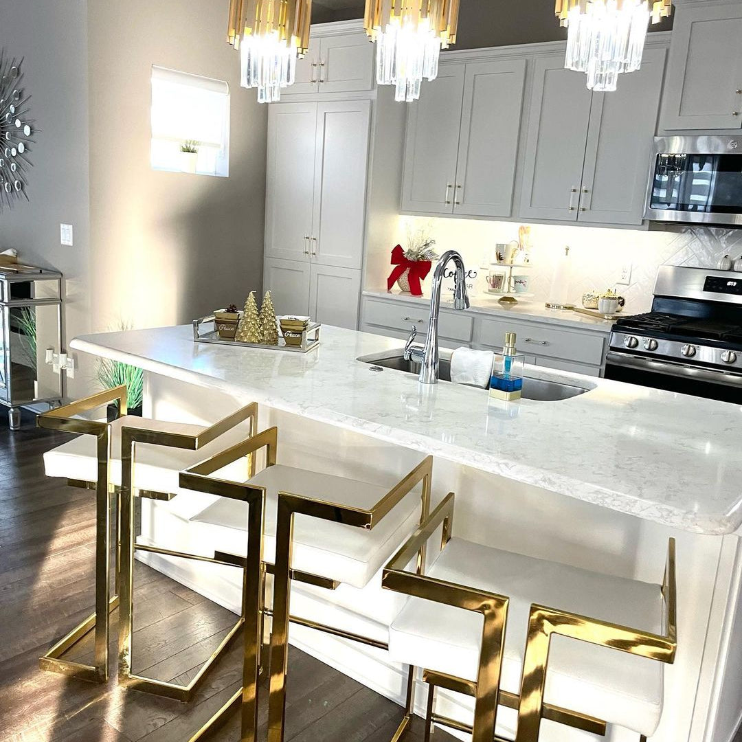 Gold/Silver Round Modern Tiered Metal Crystal Chandelier - Round/Pendant/ 2 Layers D11.8"*H13"/3 LightsGoldWarm LightBlushlighting