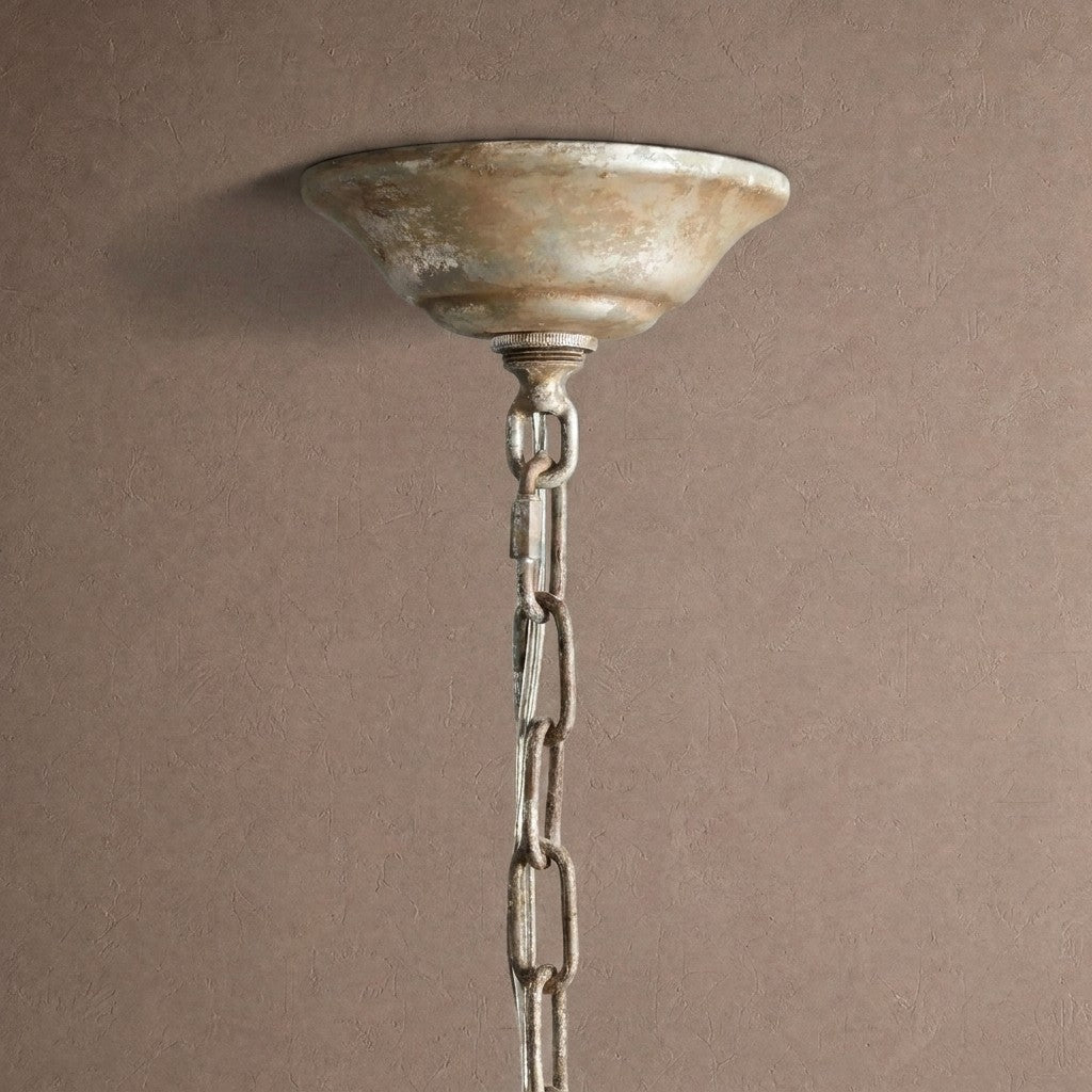Gothic Claudette 12-Light Round Chandelier - IronBlushlighting