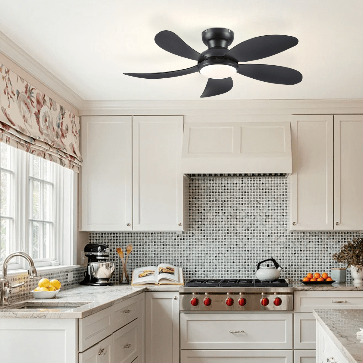 Graceshire contemporary ceiling fan - brownBlushlighting