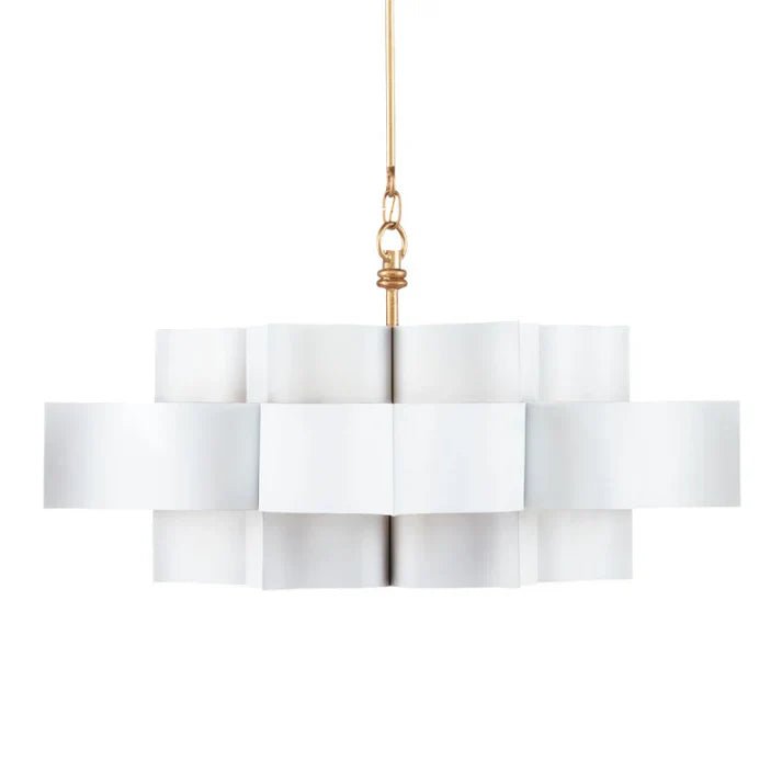 Grand Lotus Large Black Chandelier - Blushlighting