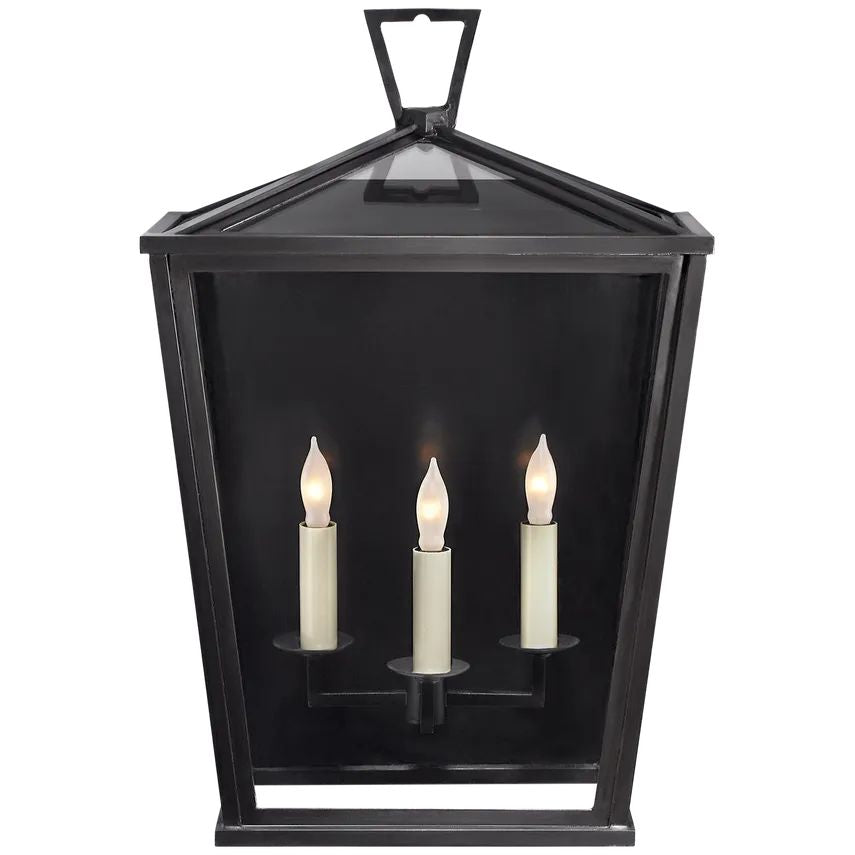Grosvenor 3/4 Lantern Wall Sconce Outdoor - Blushlighting