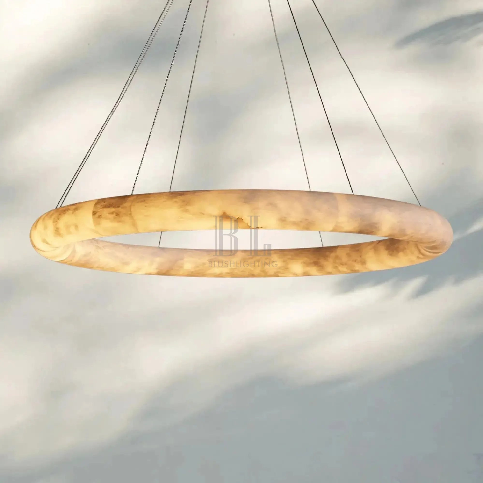 Halima Halo Chandelier - Blushlighting
