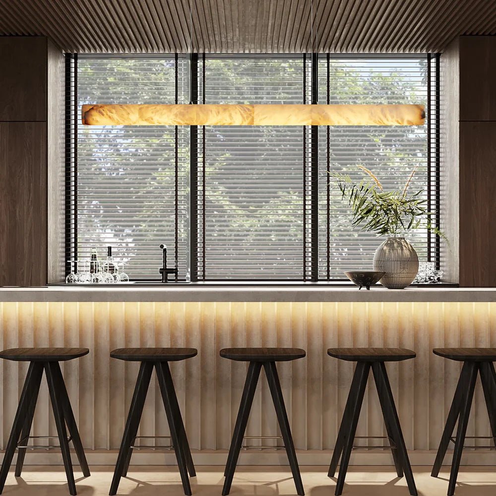 Halima Linear Chandelier - 74"Blushlighting