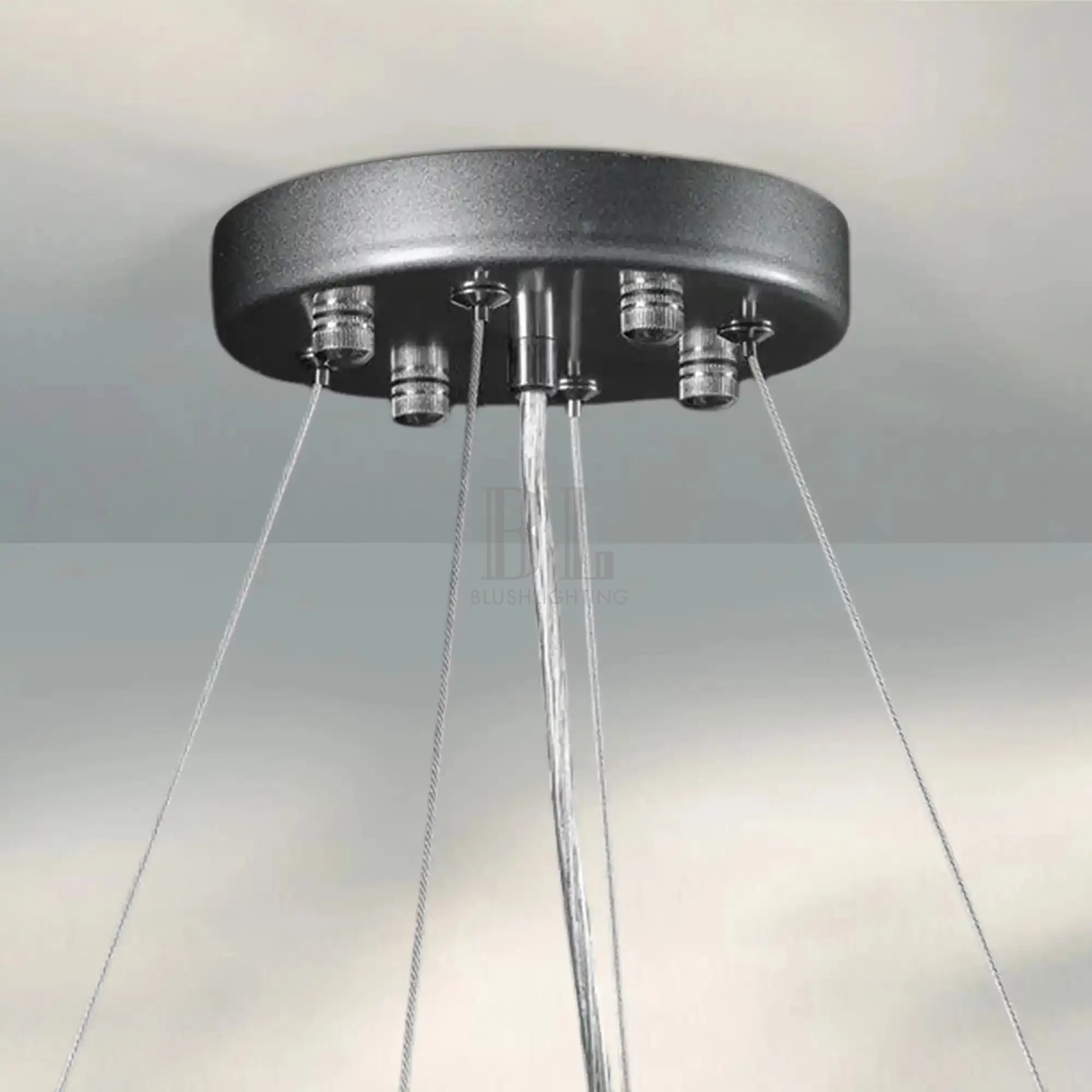 Halo Crystal Round Chandelier 32" 41" 60"-Blushlighting