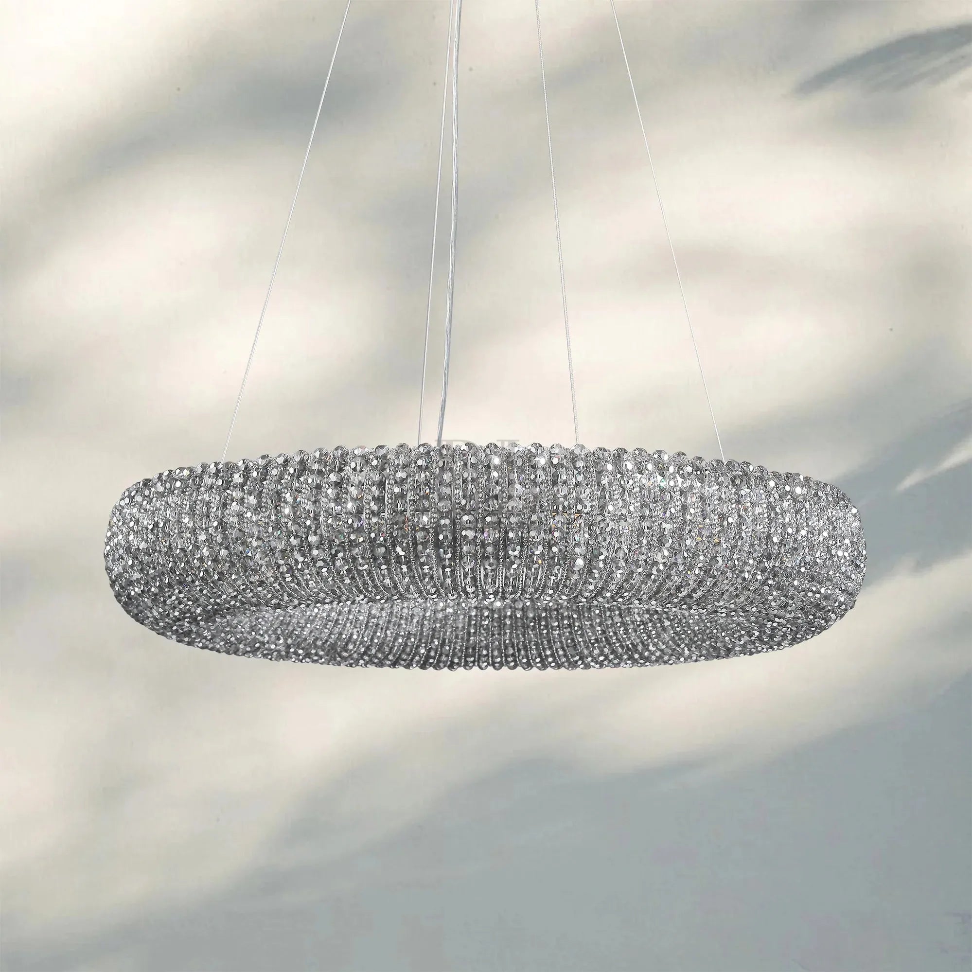 Halo Crystal Round Chandelier 32" 41" 60"-