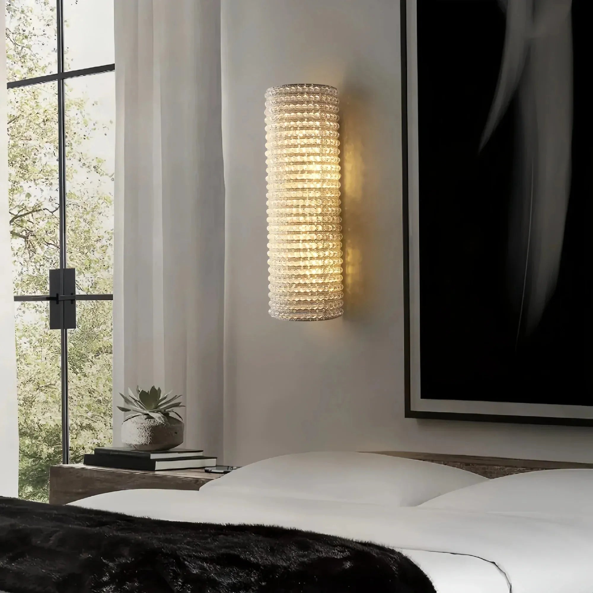 Halo Crystal Wall Sconce-