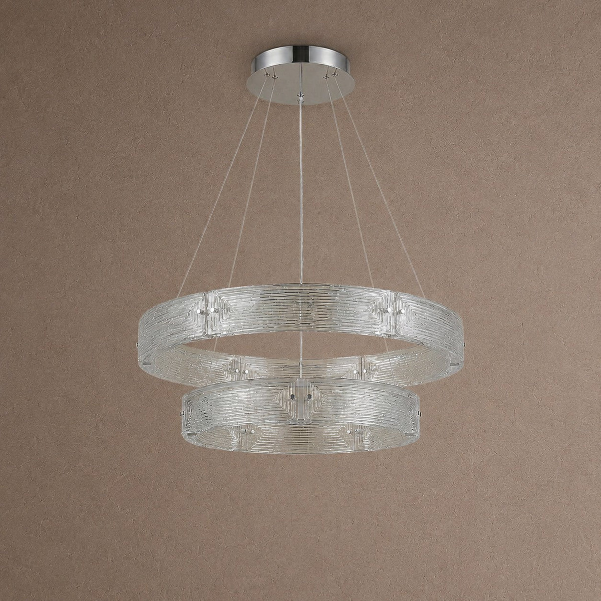 Halo Modern Living Room Chandelier - Blushlighting