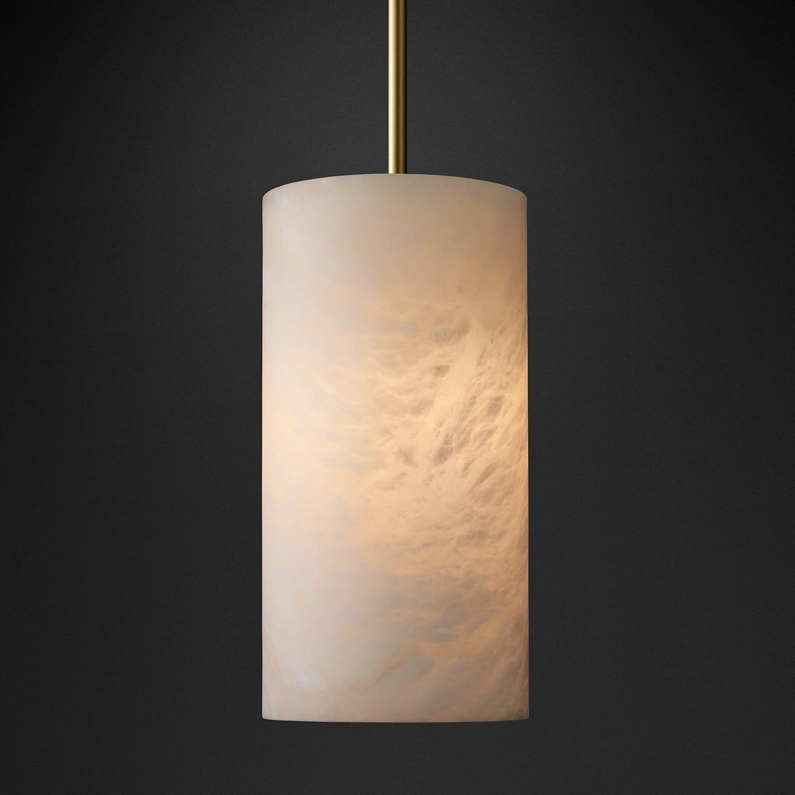 Hand Carved Alabaster Pendent