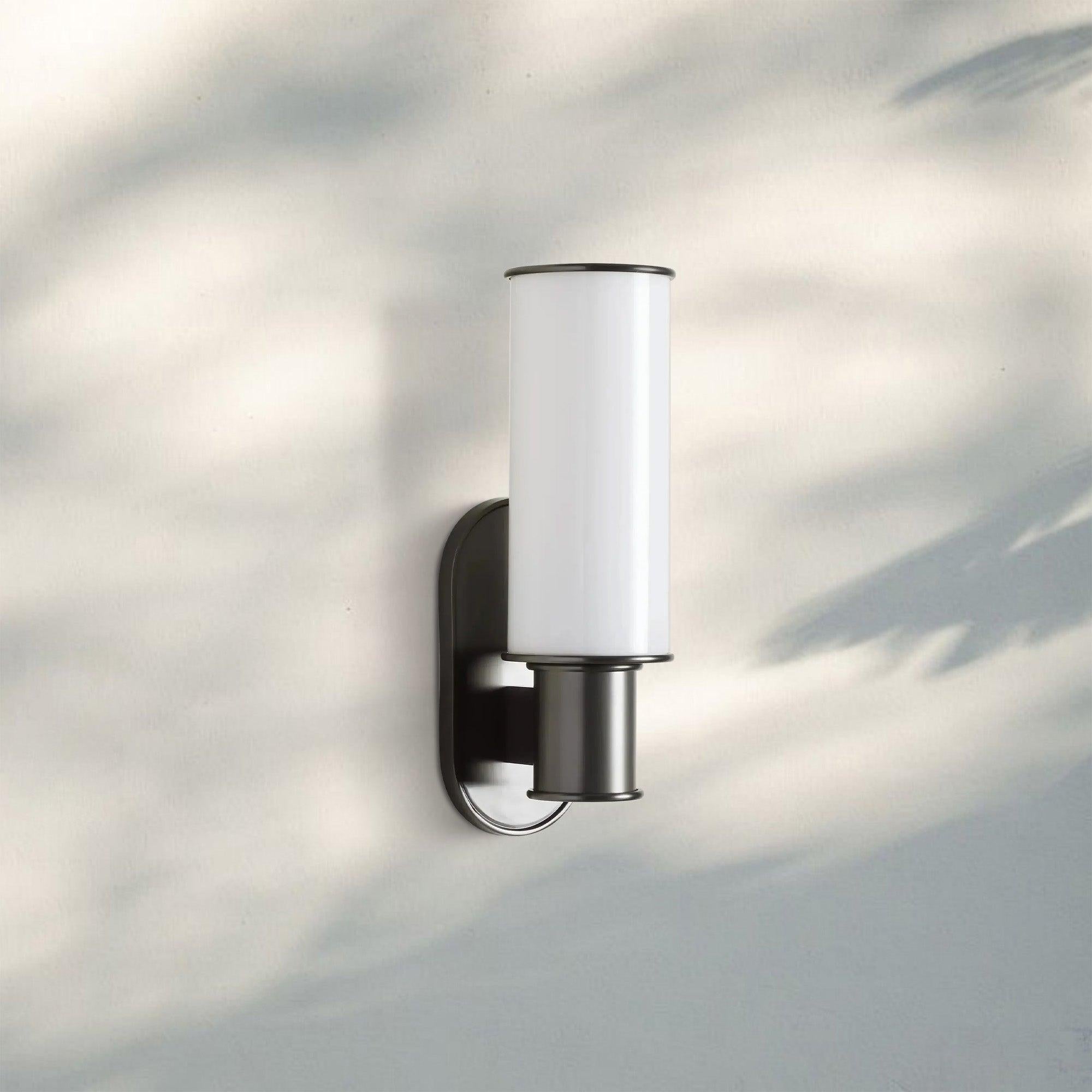 Harline Milk Glass Wall Sconce - BrassBlushlighting