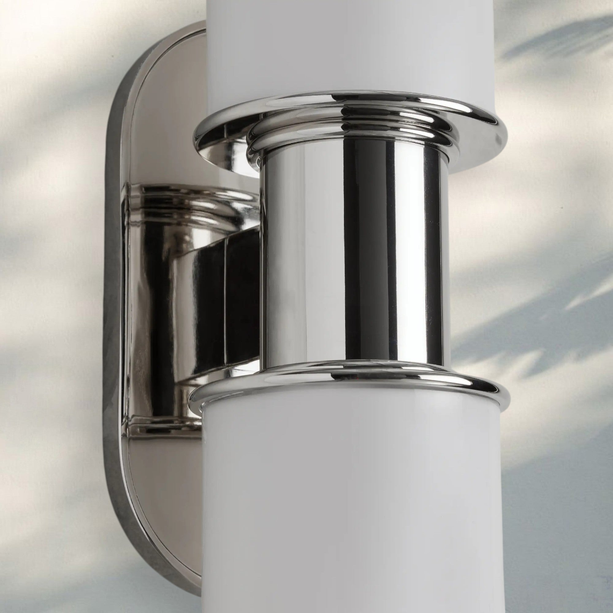 Harline Modern Milk Glass 2-Light Wall Sconce-