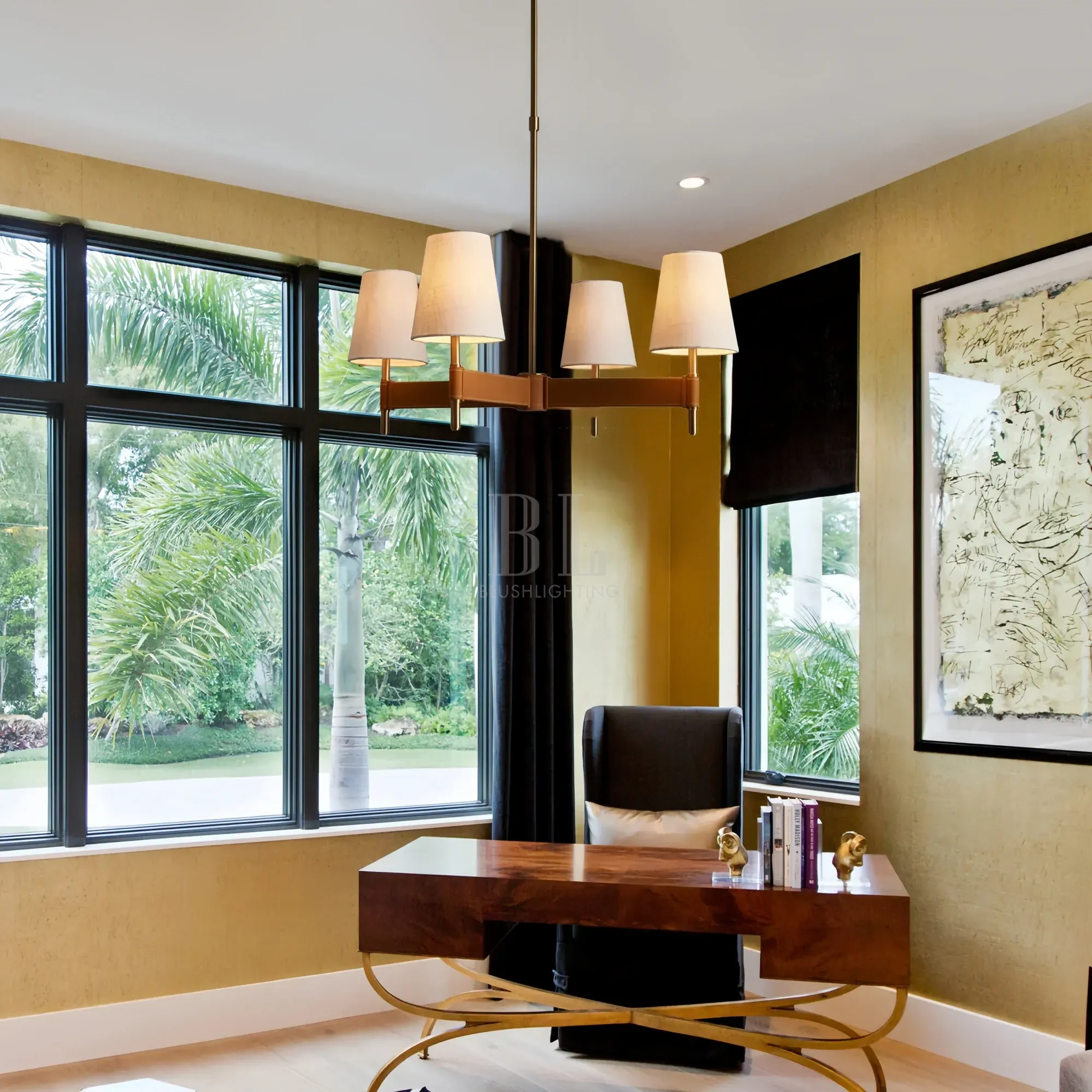 Hasting 4-Light Cross Chandelier-