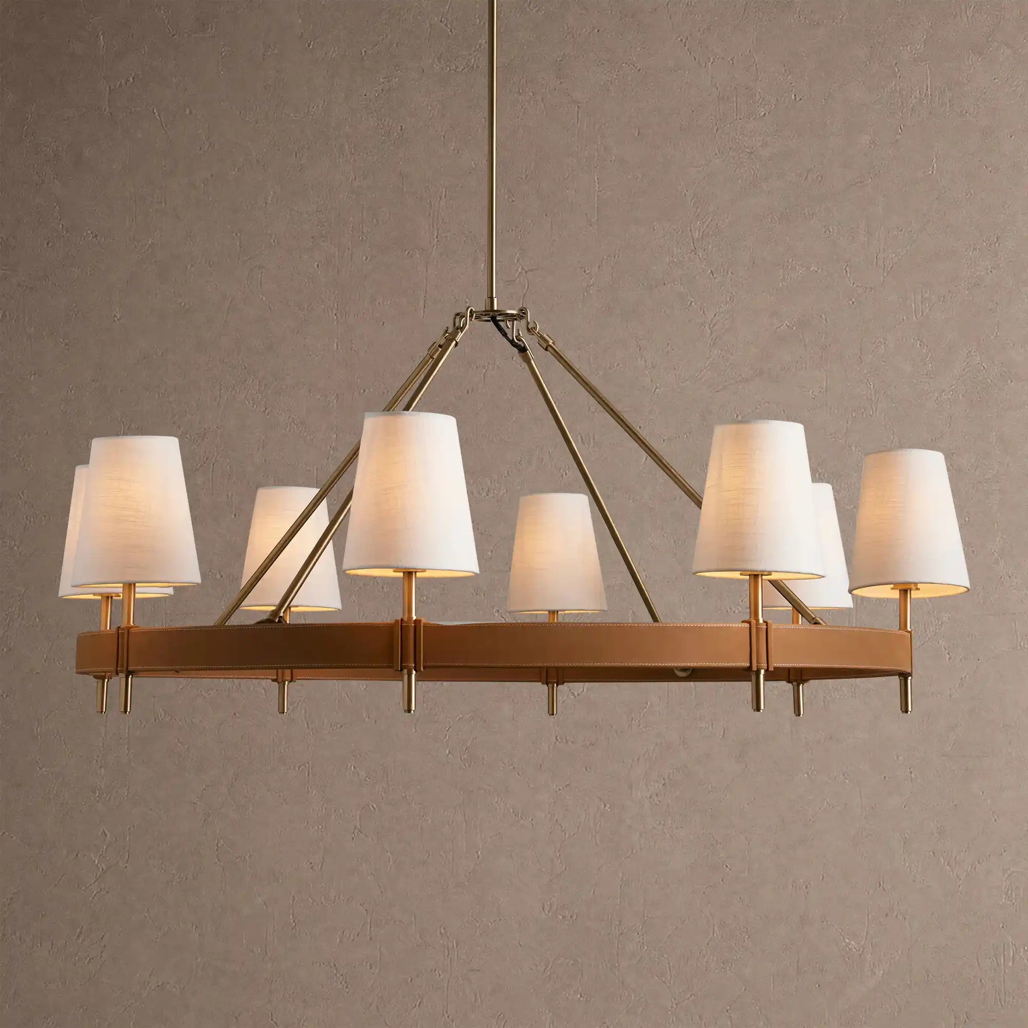 Hasting Round Chandelier 6/8/10-Light - 8-LightBlushlighting