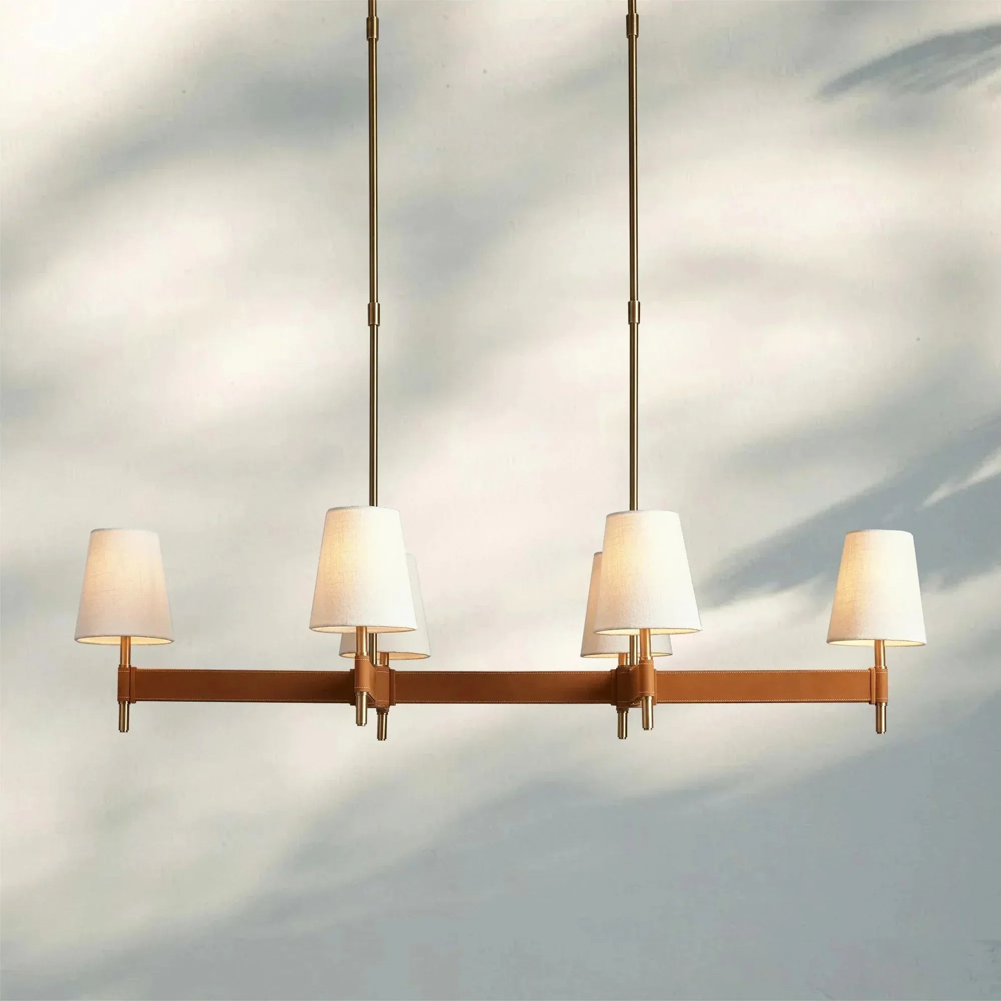 Hastings Linear Chandelier 6/8/10 - Light - 6 - LightBlushlighting