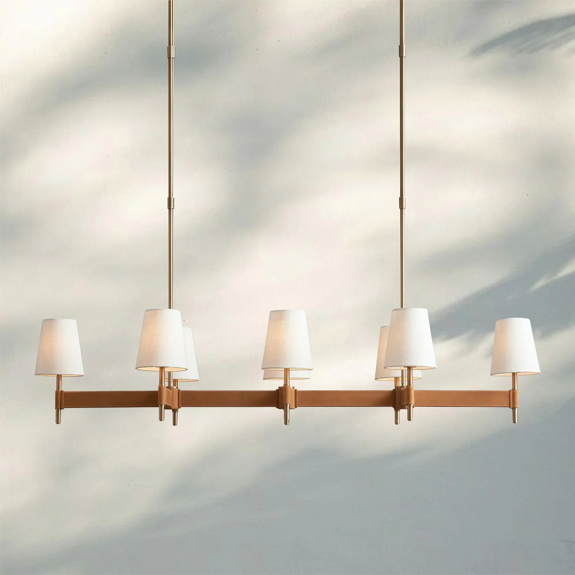 Hastings Linear Chandelier 6/8/10 - Light - 6 - LightBlushlighting