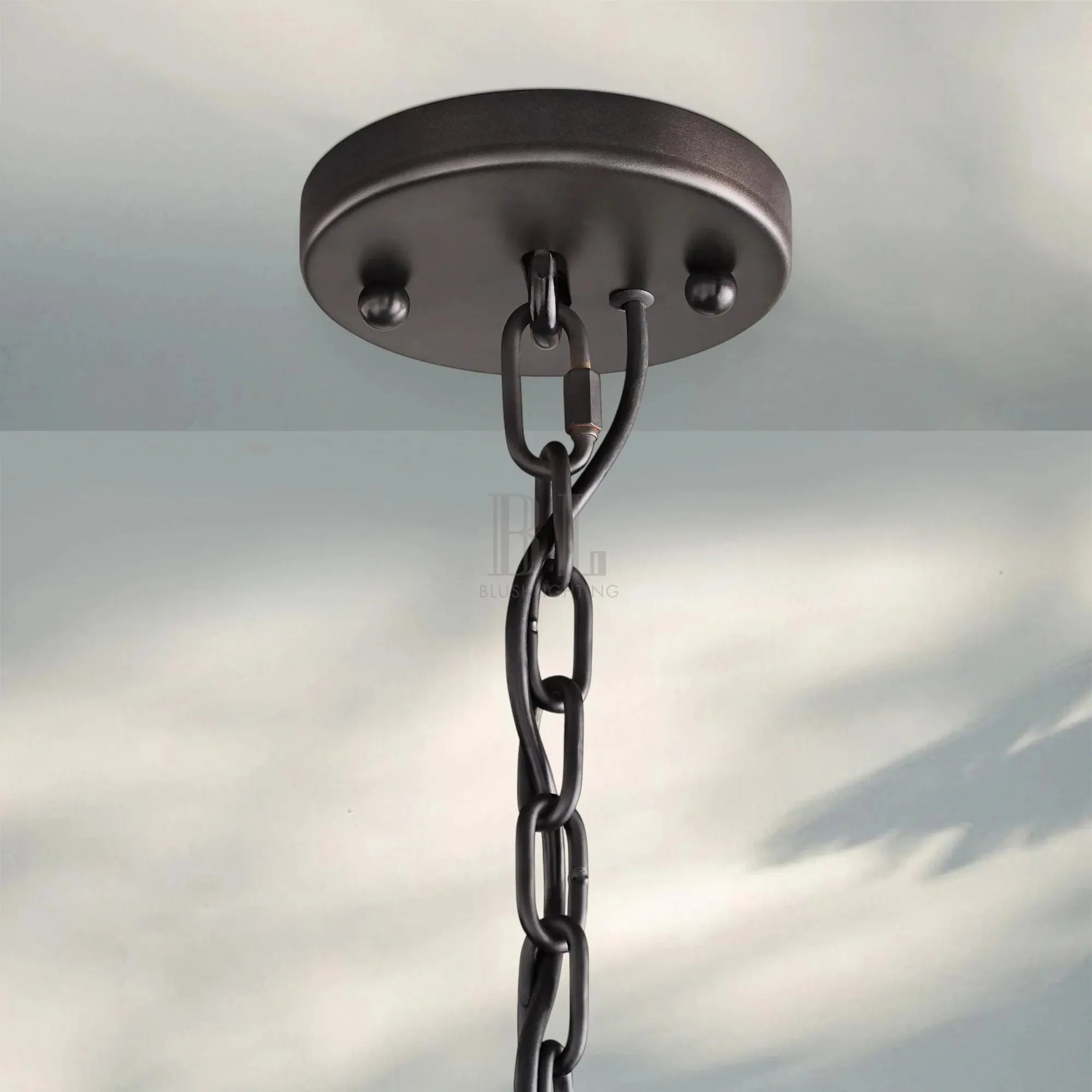 Herlow Calcite Round Chandelier-