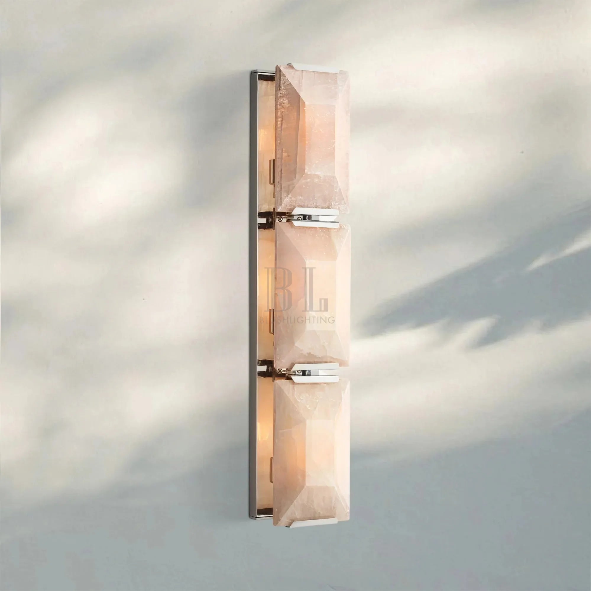 Herlow Calcite Triple Wall Sconce-