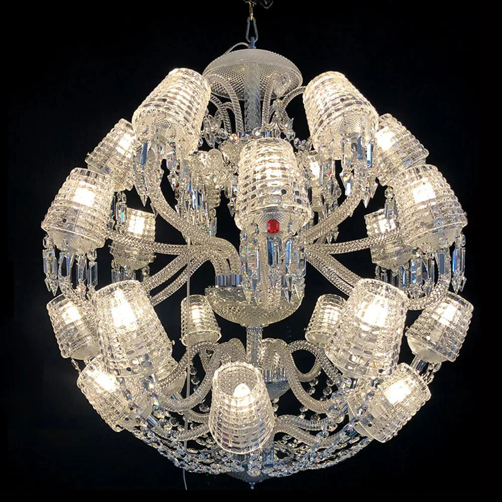 High - end 24 Lights Le Roi Soleil Chandelier Crystal Lighting - Blushlighting