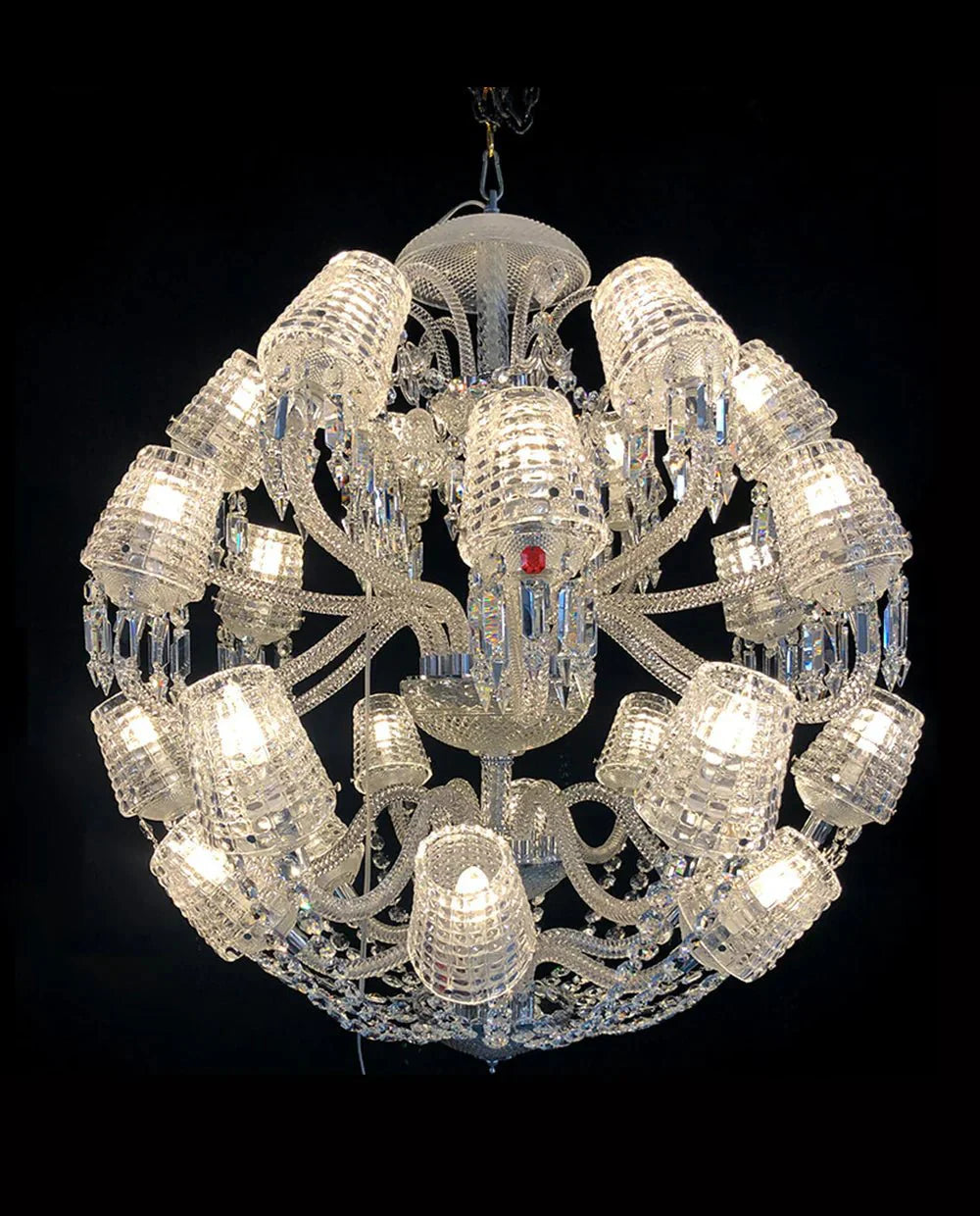 High - end 24 Lights Le Roi Soleil Chandelier Crystal Lighting - Blushlighting