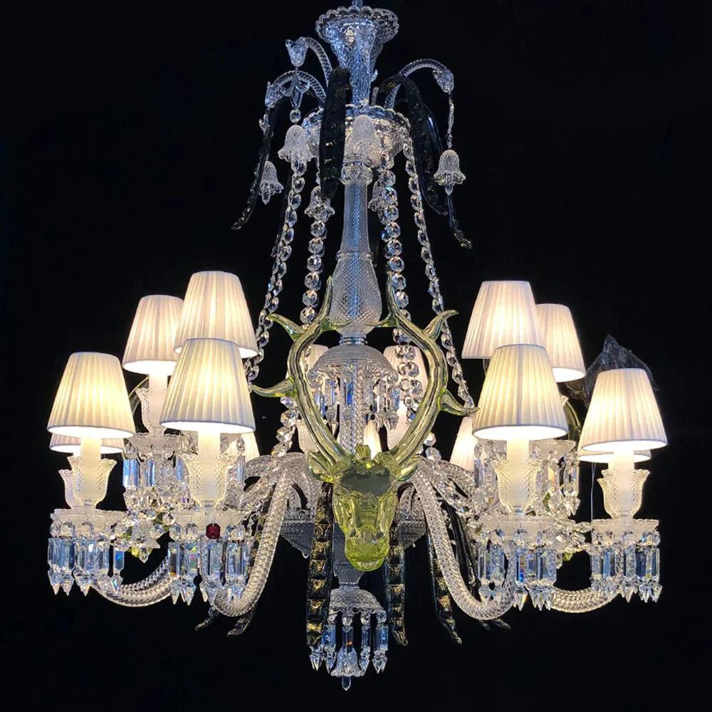High Quality Etrange Zanith Deers Chandelier Crystal Lighting - Blushlighting