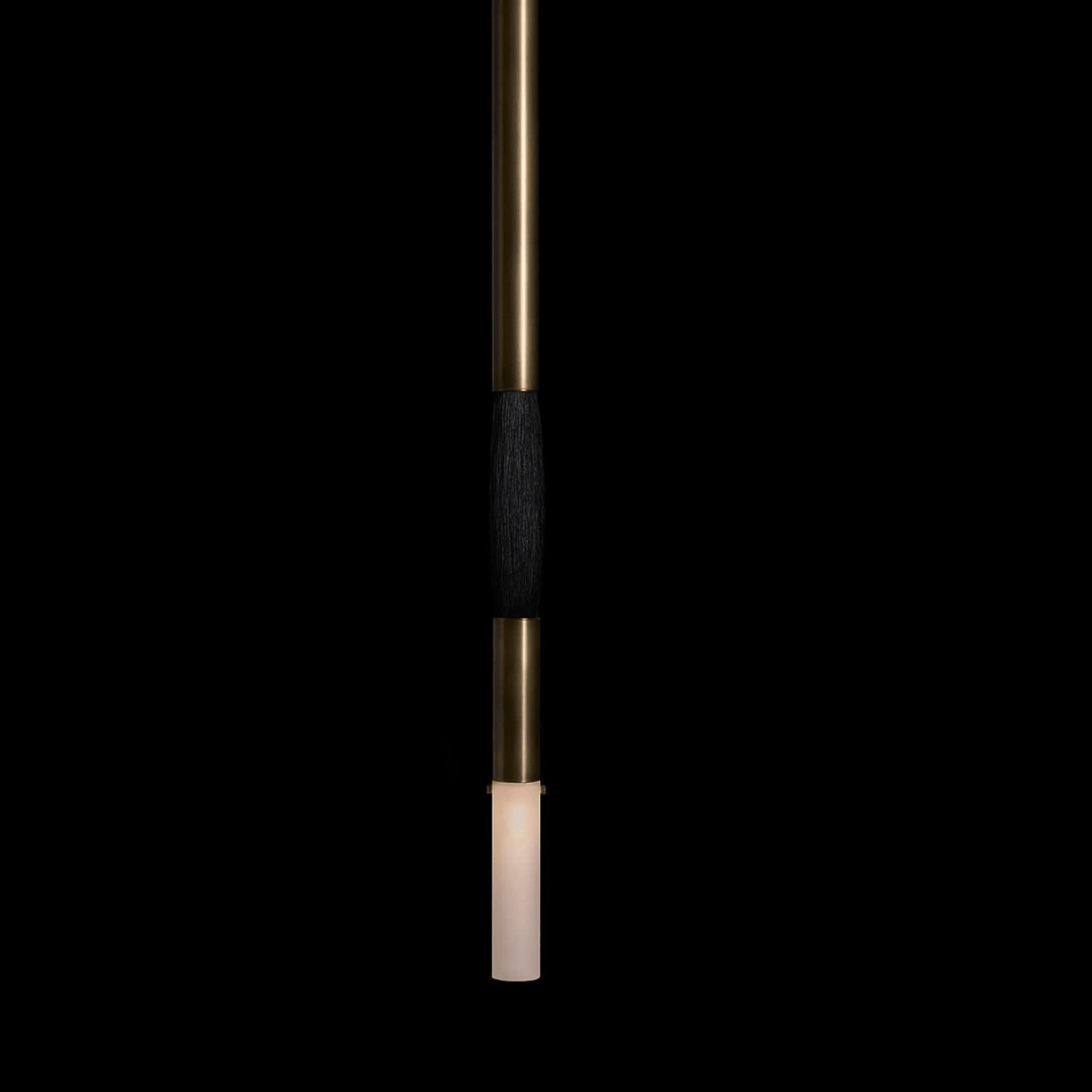 Horsehair Wall Sconce - Aged BrassJet BlackBlushlighting