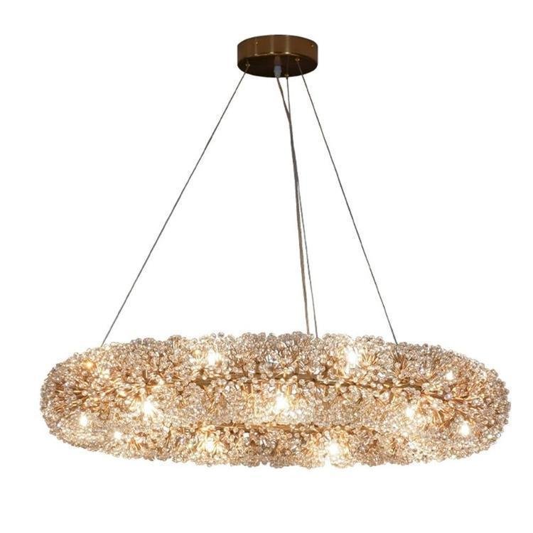 Iissabelle Flower Crystal Chandelier - Diameter 70 cm ( 28 in )Blushlighting