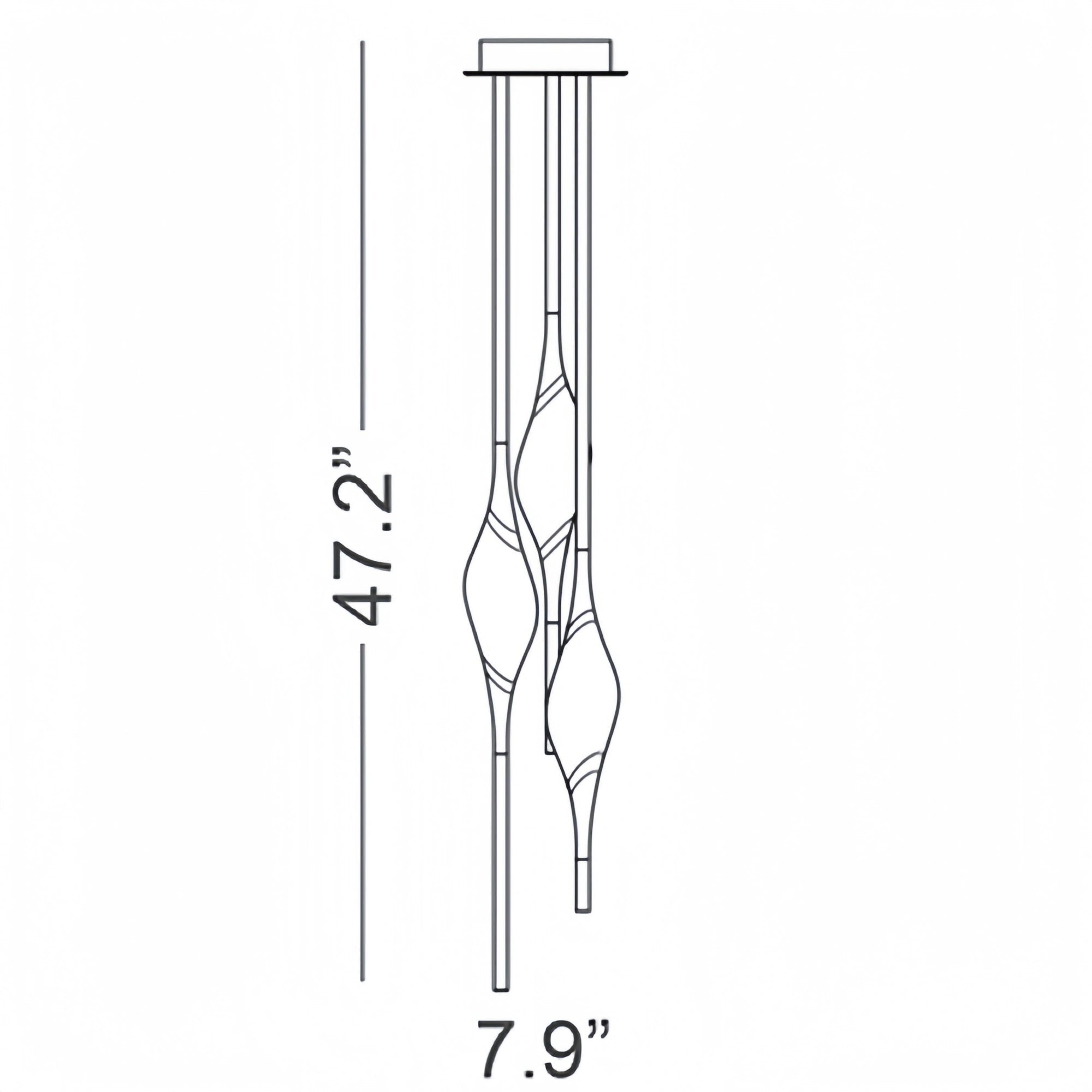 Il Pezzo 12 Round Chandelier 3 - Light - Blushlighting