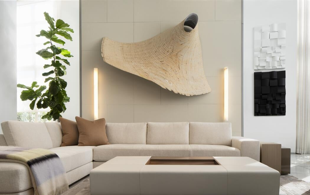 Venus Modern Linear Alabaster Wall Sconce 3'' 4.7''