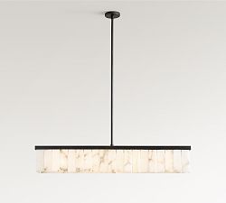 Windham Alabaster Linear Chandelier (49")
