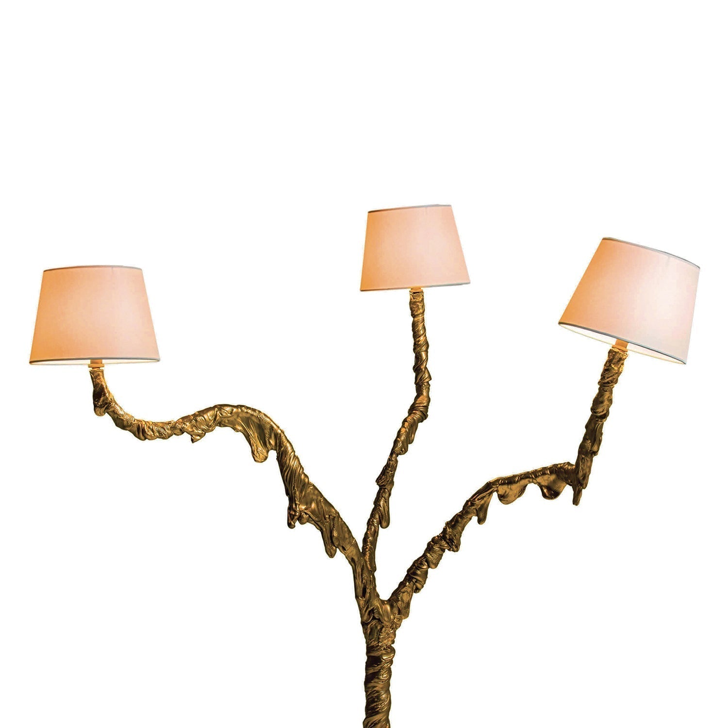 Ines brass three-light floor lamp product view 31