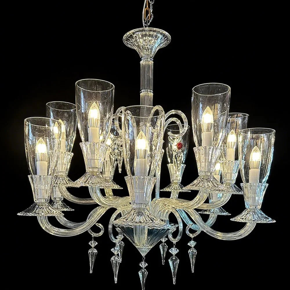 Inspired Chandelier Lighting Custom 12 Lights Chandelier - Blushlighting