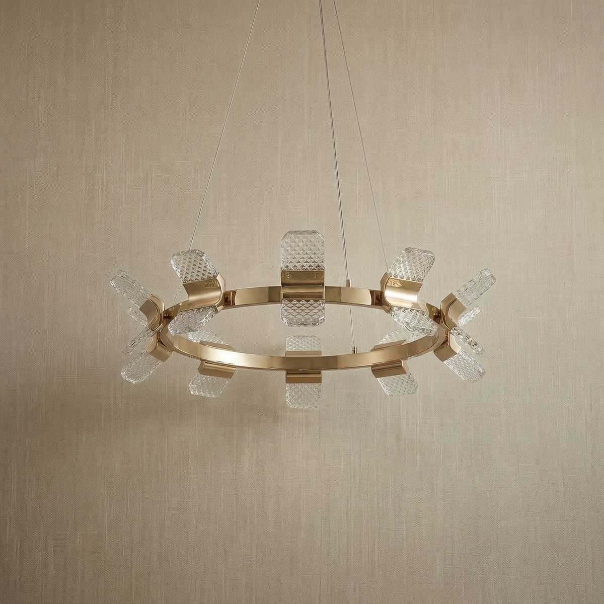 Isadora Modern Ring Chandelier 39" - 39.4"Blushlighting
