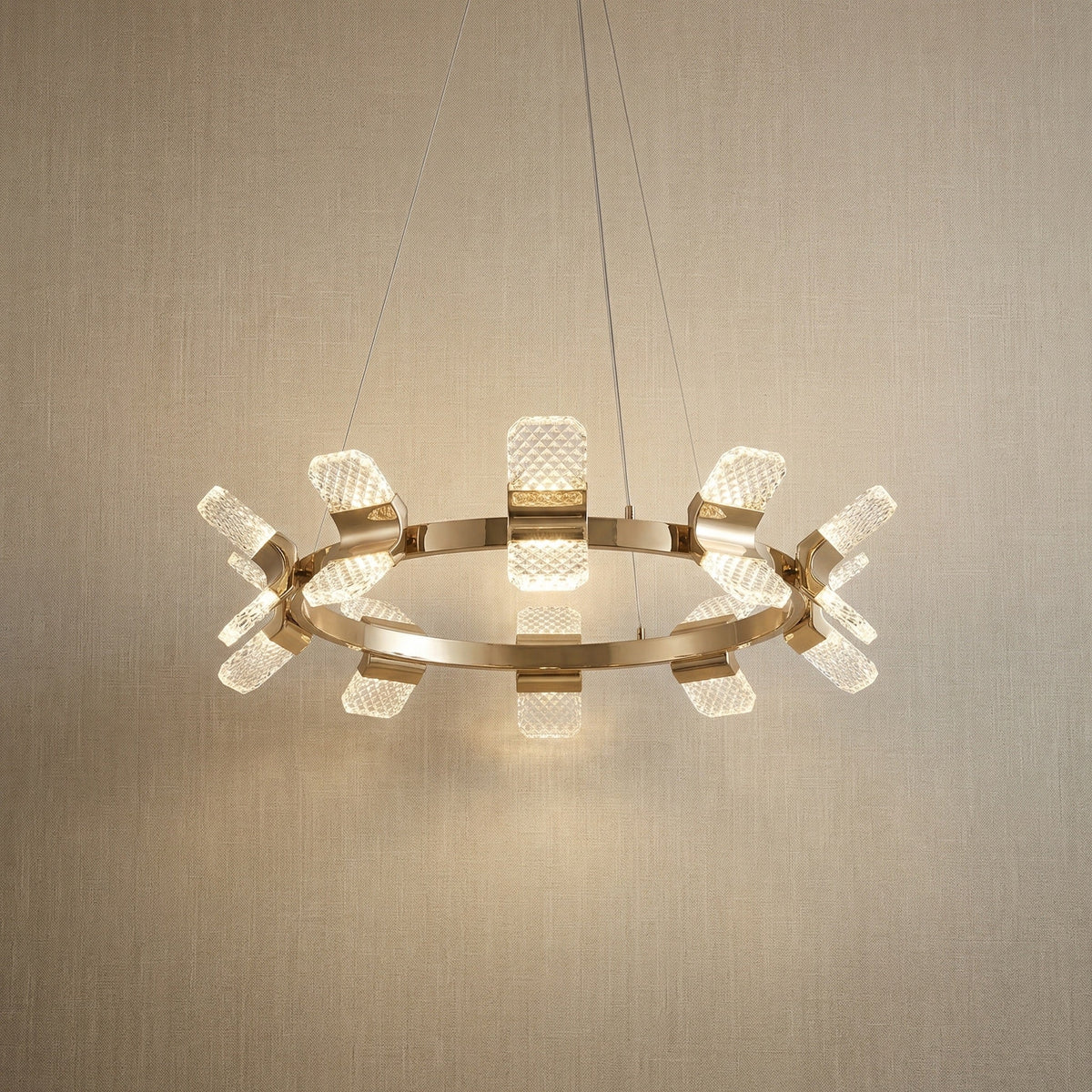 Isadora Modern Ring Chandelier 39" - 39.4"Blushlighting