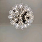 Italian Designer Creative Glass Ball Chandelier Scandinavian Dandelion Hallway/Entryway/Staircase Light Fixture - Blushlighting