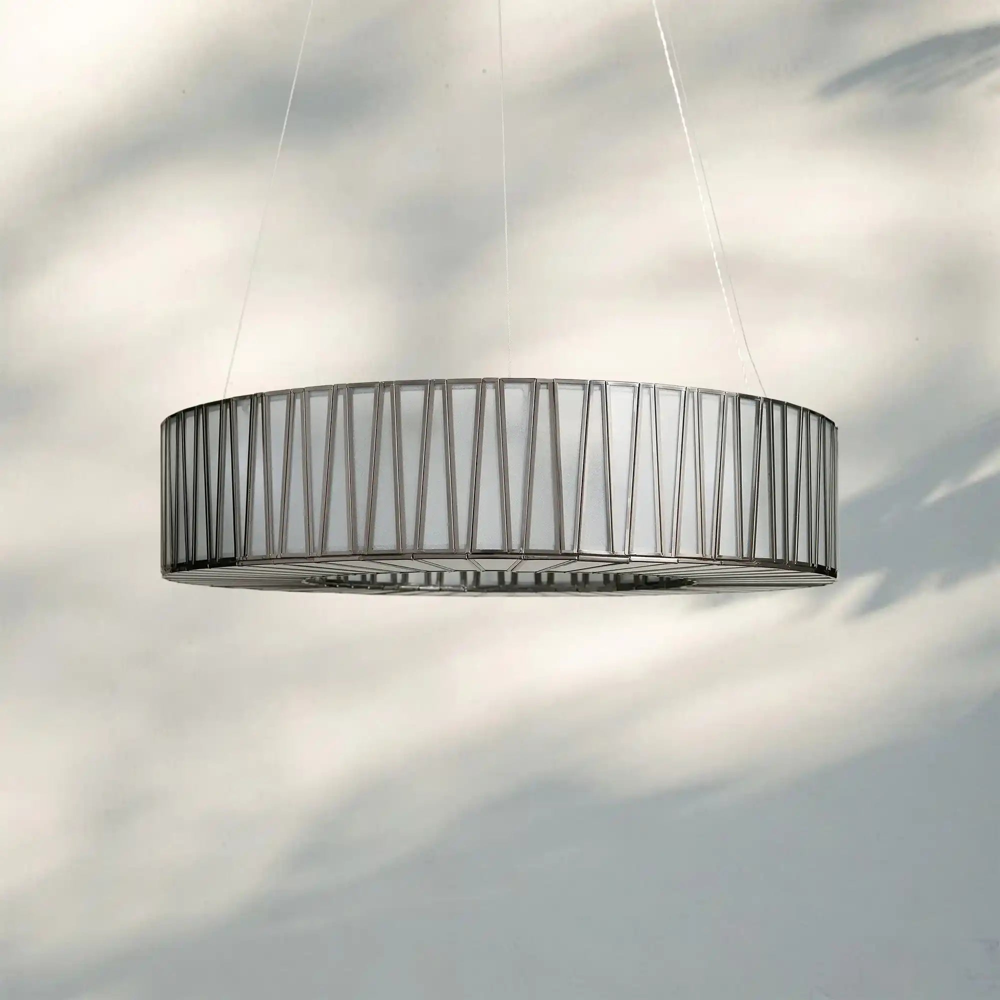 Jeunet Glass Round Chandelier 24" 36'' 42" 60''D - 60"WBrassBlushlighting