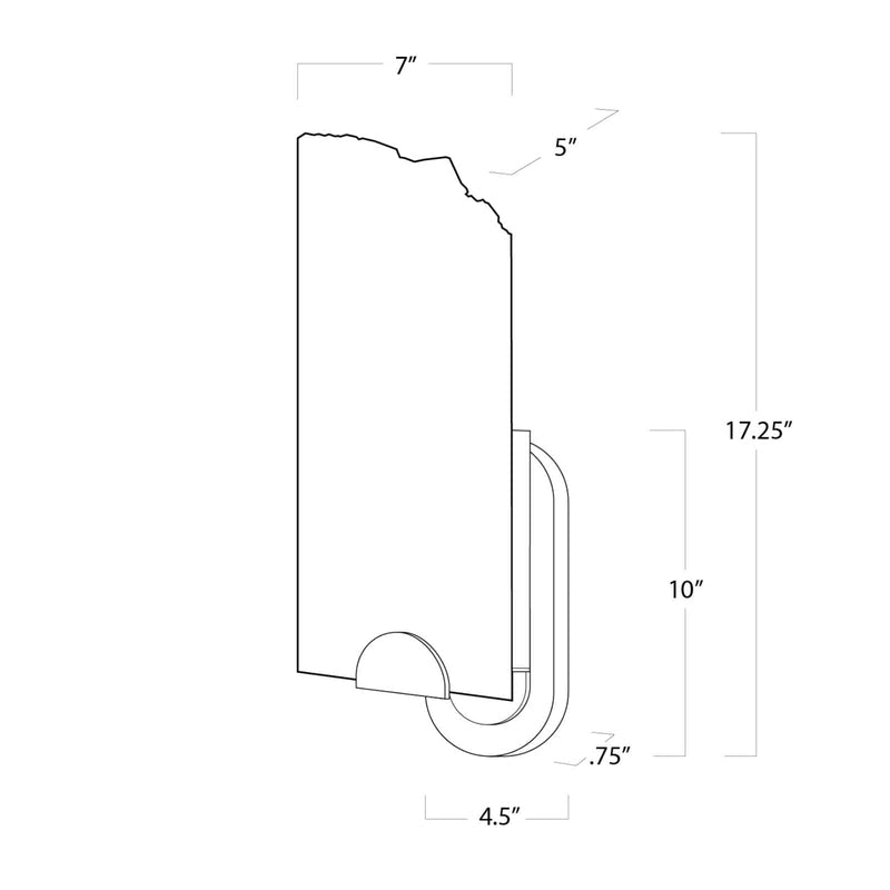 Jonah Alabaster Sconce - Blushlighting