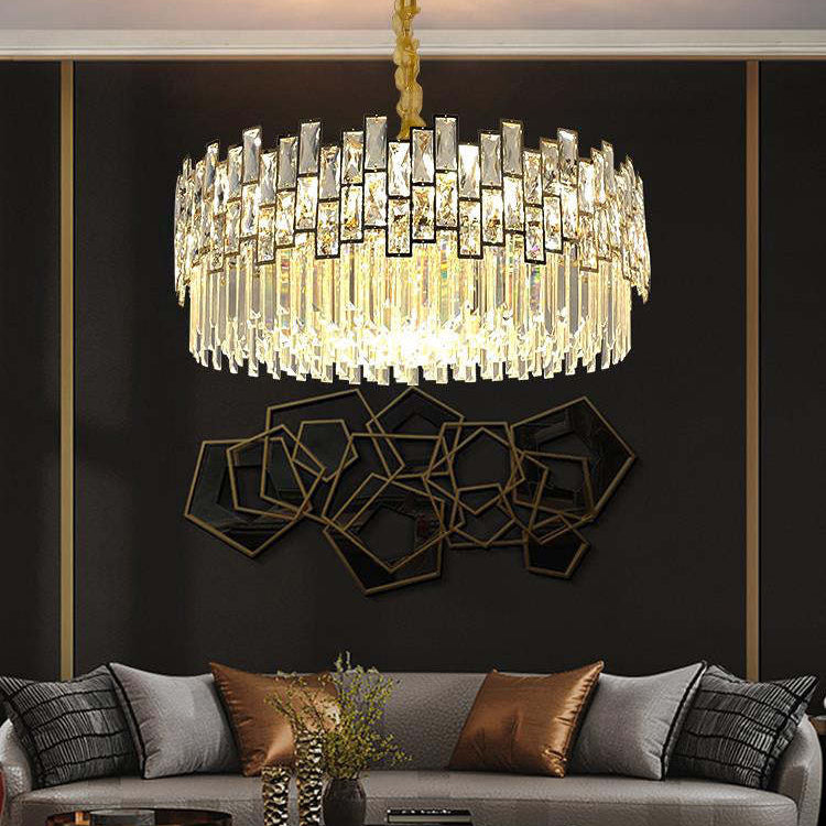 Kate Double Tier Crystal Chandelier-Blushlighting-Blushlighting