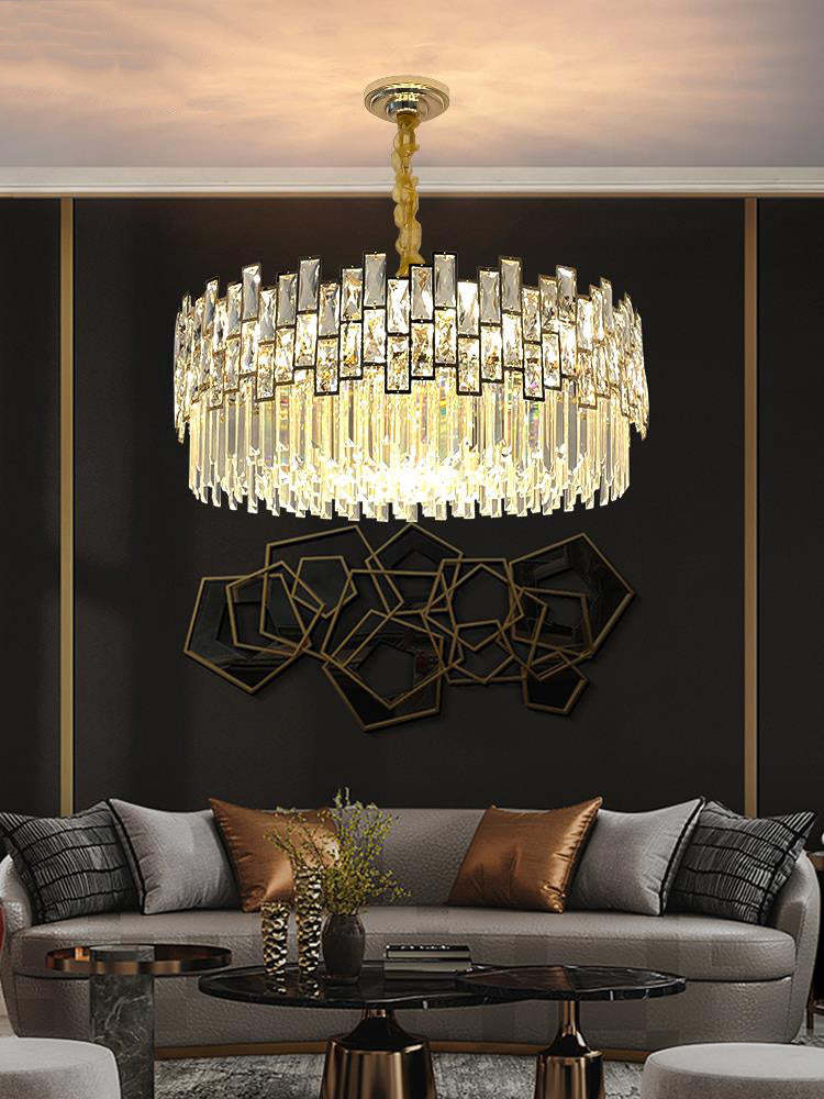 Kate Double Tier Crystal Chandelier-Blushlighting-Blushlighting