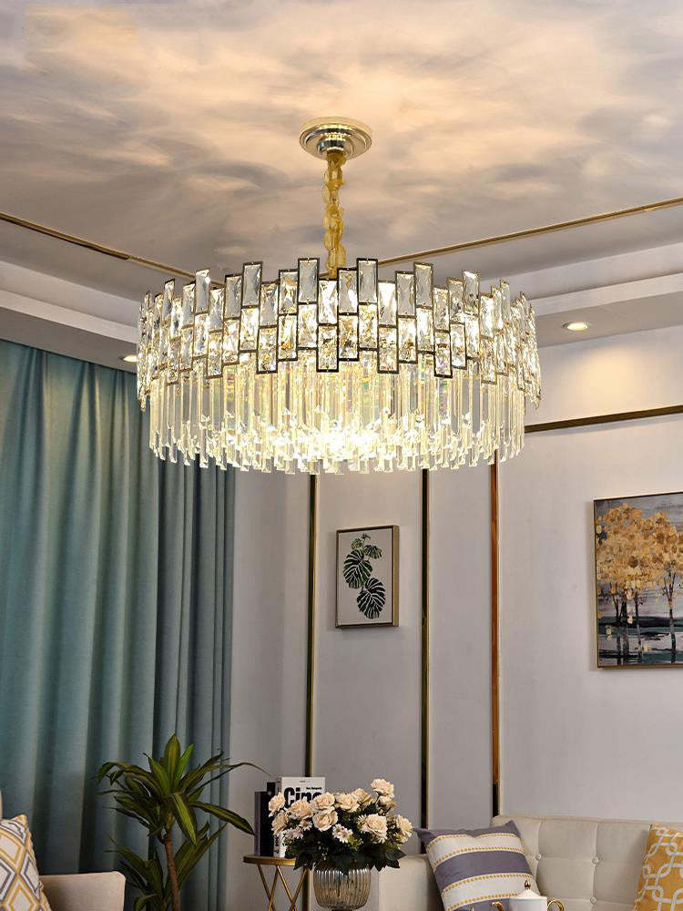 Kate Double Tier Crystal Chandelier-Blushlighting-Blushlighting