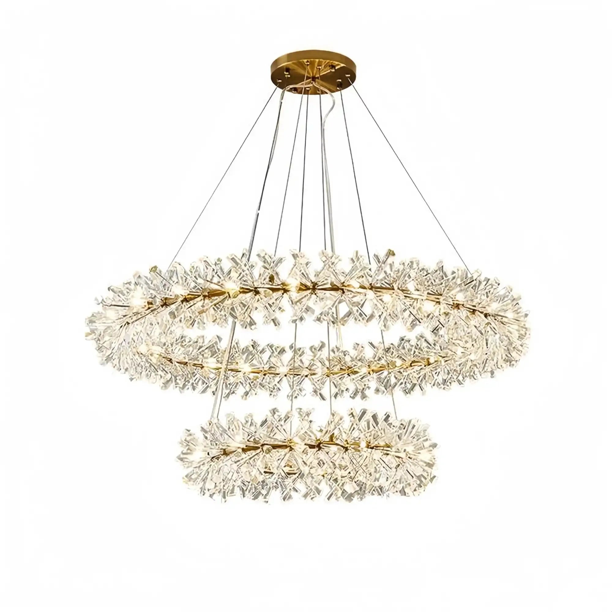 Kylia Ring Crystal Chandelier - Blushlighting